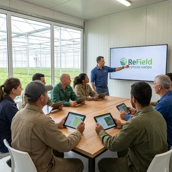 הדרכה לחקלאים בטכניקות חקלאות מודרניות